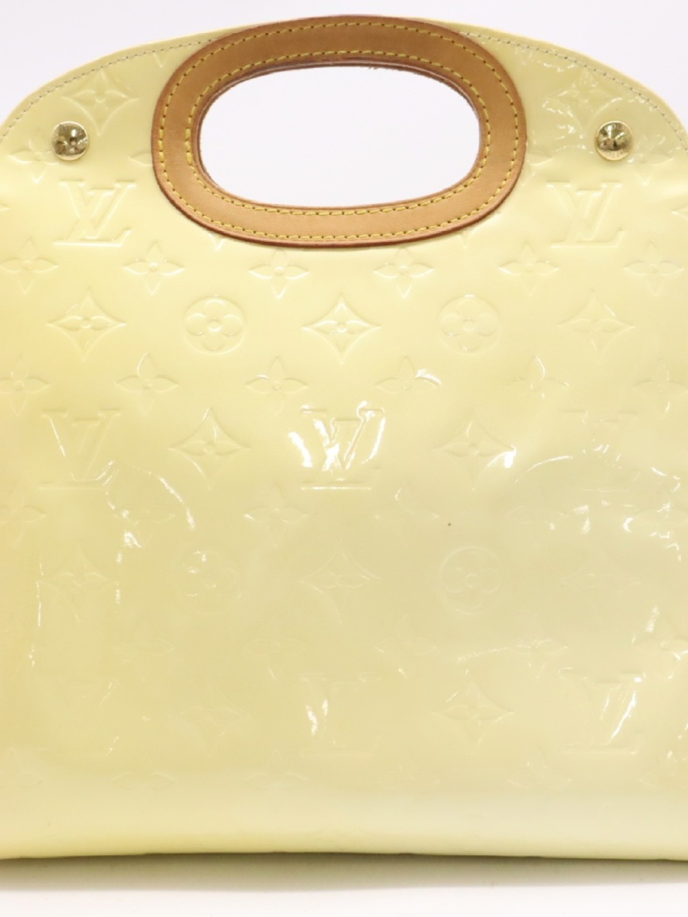 Louis Vuitton Maple Drive PM Pale Yellow Monogram Vernis Handbag